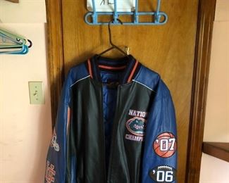 P-B1-79 $70 Leather National Championship Jacket XL