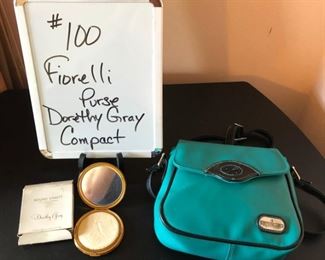 P-B1-100    $15   Fiorelli purse/Dorothy Gray Compact