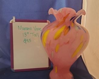 P-LR-3   $45   Murano Vase (13")