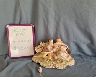 P-LR-77    $60   Ardalt Lamp Hand painted
