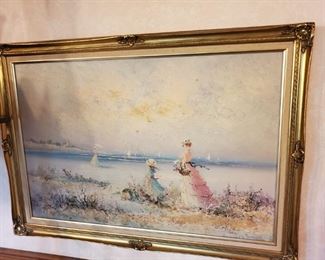 P-LR-103    $125   J. Miller painting