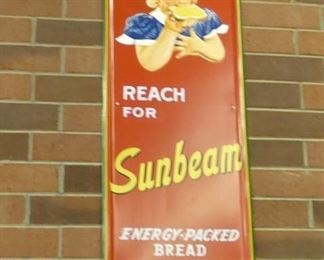VERTICAL SUNBEAM BREAD SIGN 