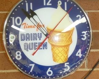 PAM Dairy Queen WALL CLOCK 