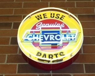 CHEVROLET BOW TIE NEON SIGN 