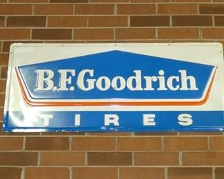 EMB. BF GOODRICH TIRES SIGN 