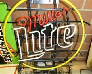 MILLER LITE 3 COLOR NEON 