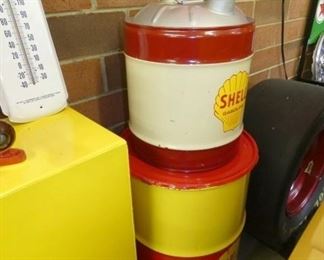 SHELL GAS & OIL CANS 
