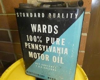 WARDS PA MOTOR OIL GALLON CAN 