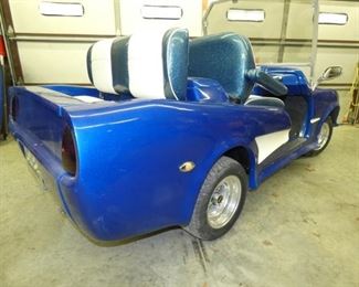 VIEW 3 BACKSIDE CORVETTE GOLF CART 