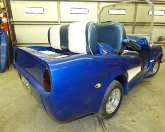 VIEW 4 BACKSIDE CORVETTE GOLF CART 