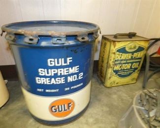 GULF 5G. GREASE CAN 