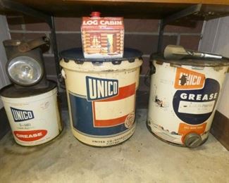 2G. & 5G. UNICO GREASE CANS  