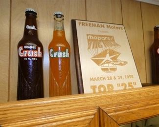 CRUSH BOTTLES-MOPAR DISPLAY SIGN 