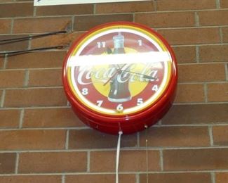 20IN. Coca Cola NEON CLOCK 