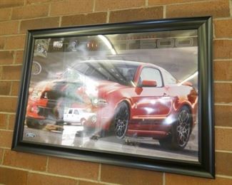 SHELBY GT350 DEALER POSTER 