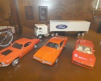 NYLINT FORD TRUCK/FRANKLIN MINT CARS 