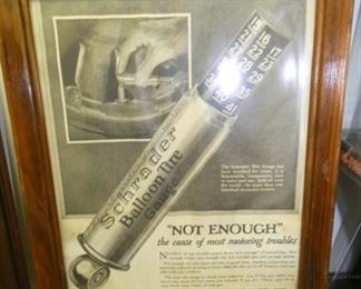 EARLY SCHRADE BALLOON TIRE DISPLAY AD 