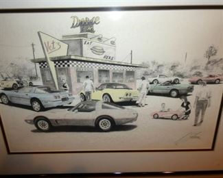 VIEW 2 CLOSE UP VET'S DINER SIGNED  