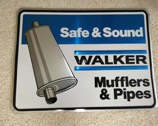 WALKER MUFFLER & PIPE SIGN 