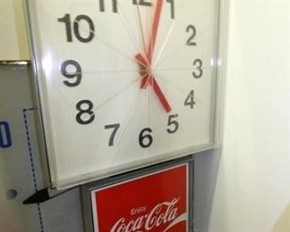 14X18 COKE CLOCK 