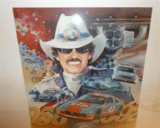 VIEW 2 SIGNED RICHARD PETTY PRINT 