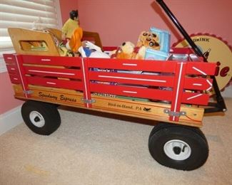 LARGE SPEEDWAY EXPRESS TOY WAGON 