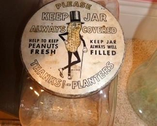 PLANTERS PEANUT STORE JAR 
