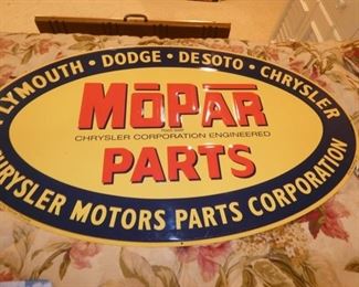 EMB. REPLICA MOPAR SIGN 
