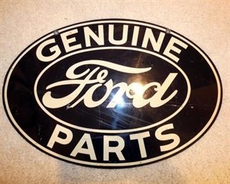 ORG. FORD GENUINE PARTS SIGN 