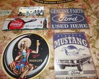 REPLICA TIN SIGNS 