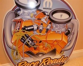 MOPAR RACE READY DIE CUT SIGN 