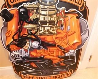 CHRYSLER ENGINEERED 440 SIGN 