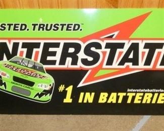 12X24 INTERSTATE BATTERIES SIGN 