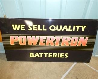 16X24 POWERTRON BATTERIES SIGN 