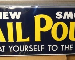 61X22 EMB. MAIL POUCH SIGN 
