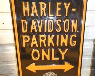 12X18 EMB. HARLEY DAVIDSON PARKING   