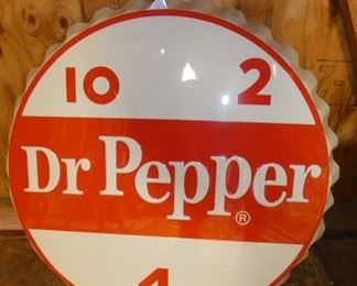 24IN. EMB. DR. PEPPER CAP SIGN 