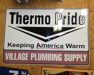 36X24 THERMO PRIDE PLUMBING SIGN 