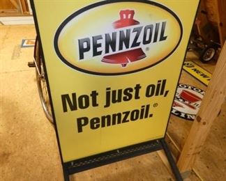 24X42 PENNZOIL SIDEWALK SIGN 