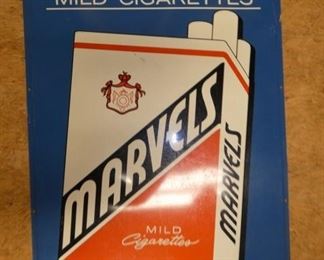 14X20 MARVEL CIGARETTE SIGN 