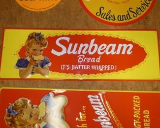 43X13 EMB. SUNBEAM SIGN 