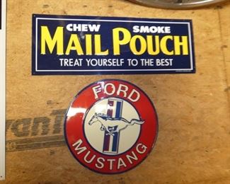 EMB.MAIL PUCK & FORD SIGNS 