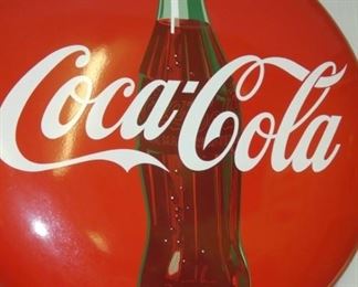 VIEW 3 48IN. PORC. COKE BUTTON W/BOTTLE 
