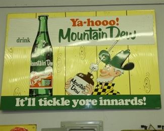 58X38 EMB. MT. DEW  SIGN 