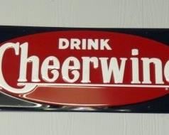 48X12 EMB. CHEERWINE SIGN 