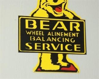 16X26 BEAR SERVICE TIRE SIGN 