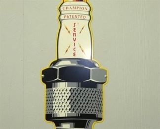 12X36 CHAMPION SPARKPLUG SIGN 