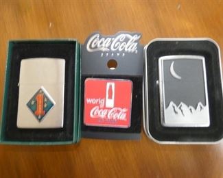 COKE-ZIPPO LIGHTERS 