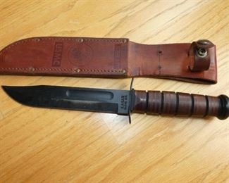 US MARINE CORP KABAR KNIFE 