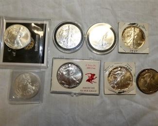STANDING LIBERTY SILVER DOLLARS 
